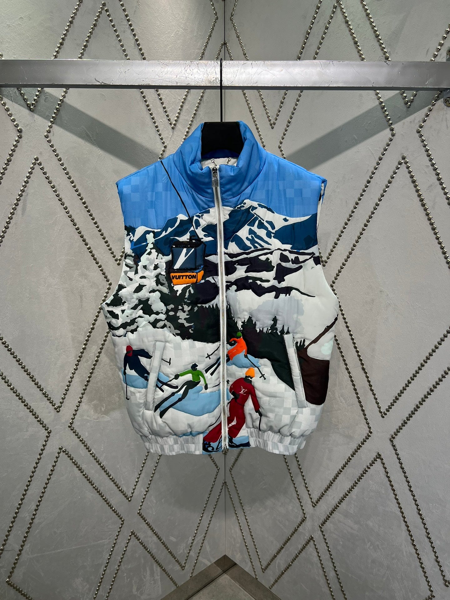 LV Sleeveless Quilted Vest