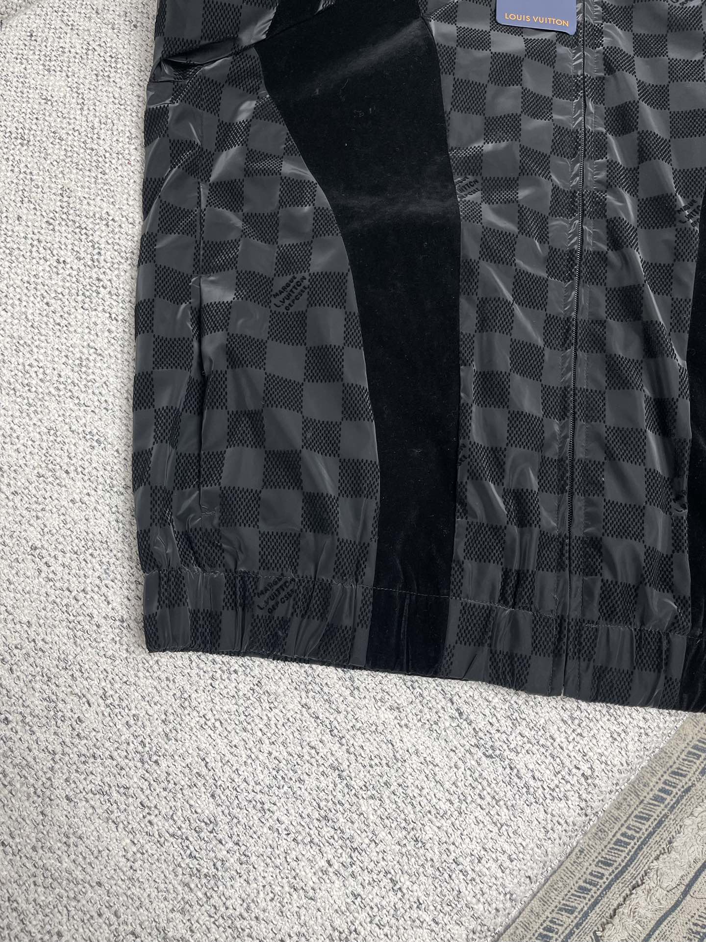 LV Flocked Damier Technical Tracksuit Top