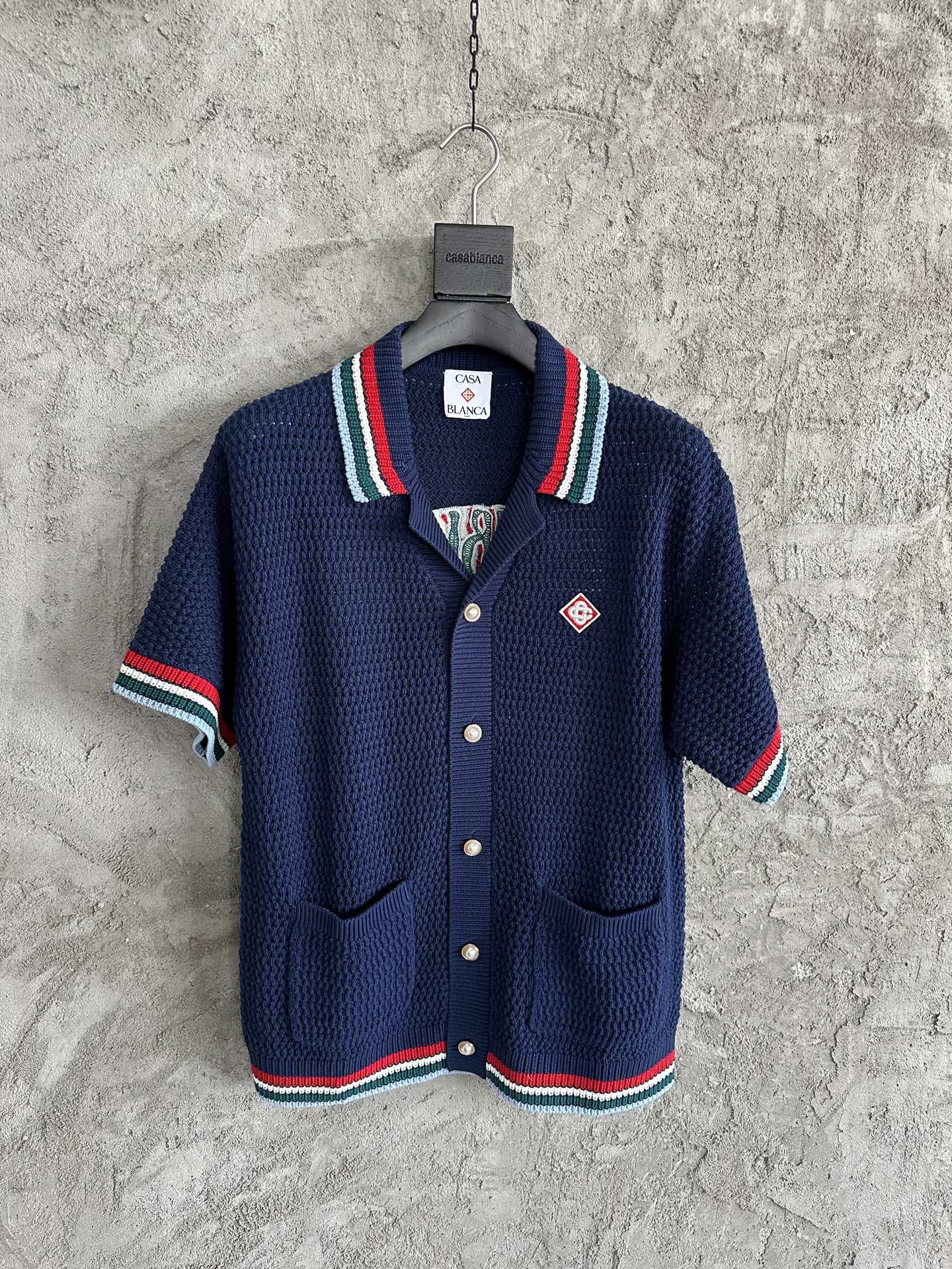 Casablanca Sporty Crochet Shirt
