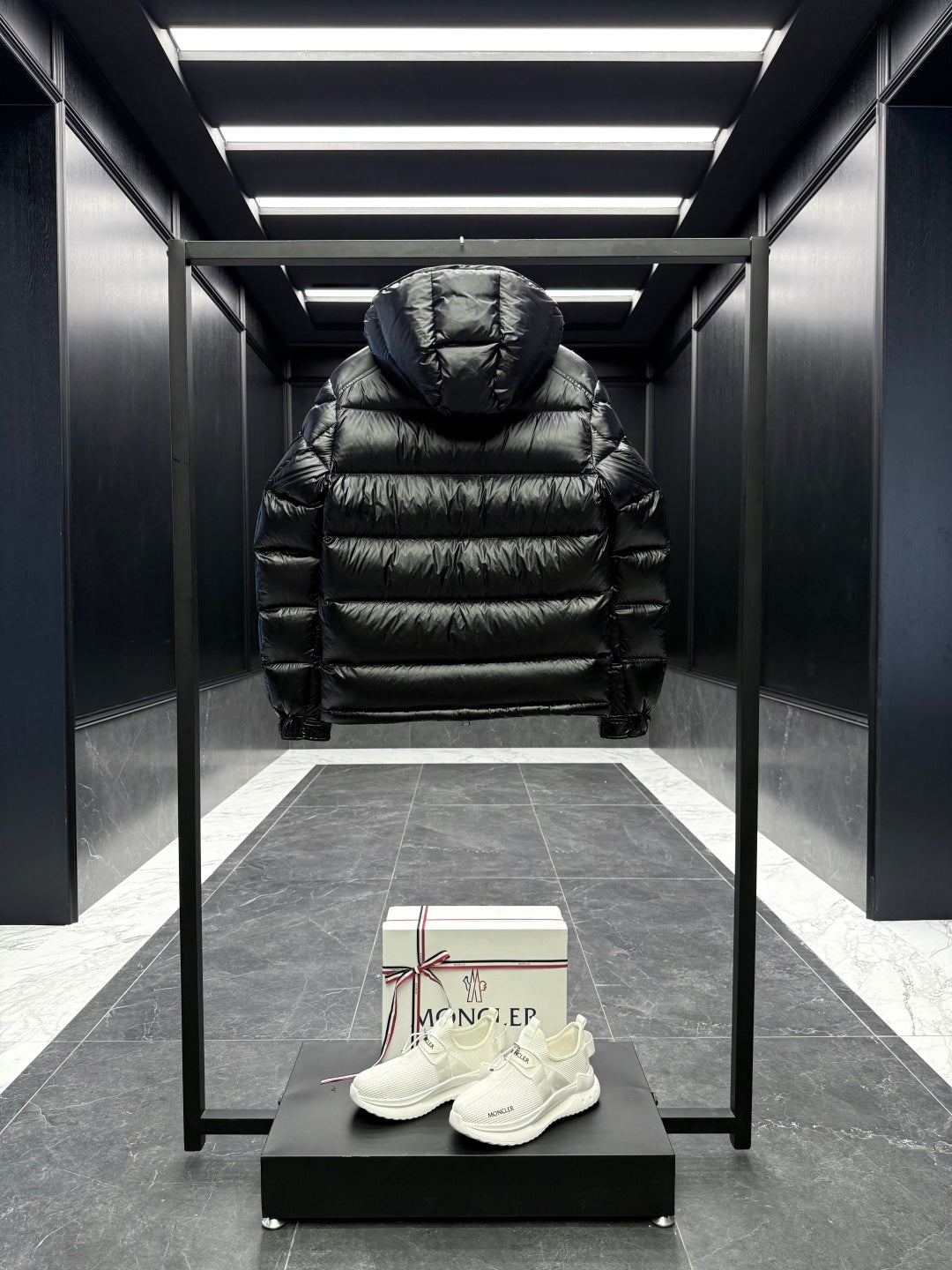 Moncler Maya Hooded Short Down Jacket