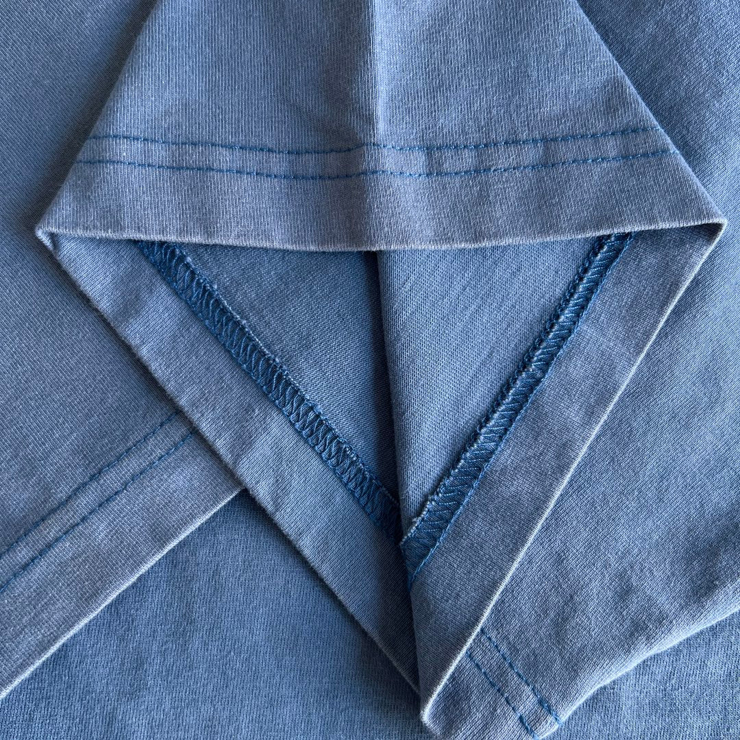 BB ENJOY PARIS T-SHIRT OVERSIZED IN FADED BLUE