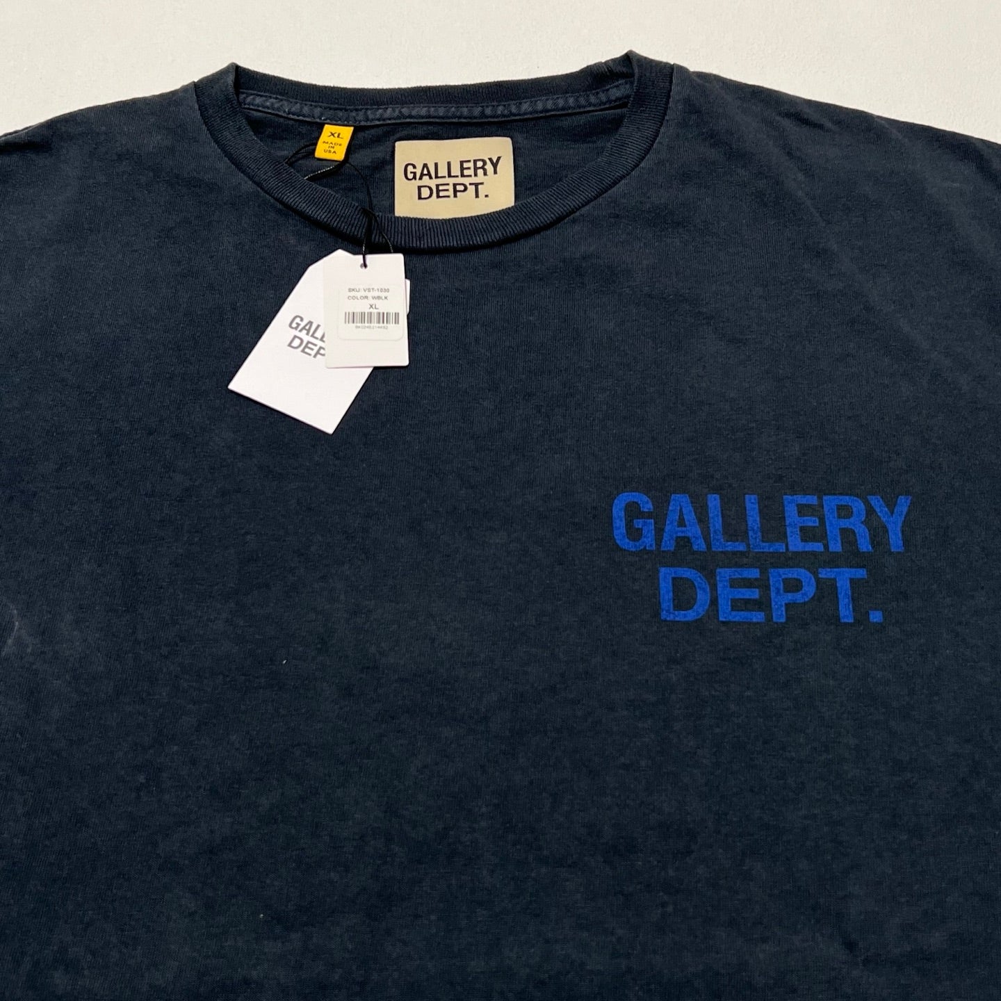 Gallery Dept. SOUVENIR TEE WASHED BLACK
