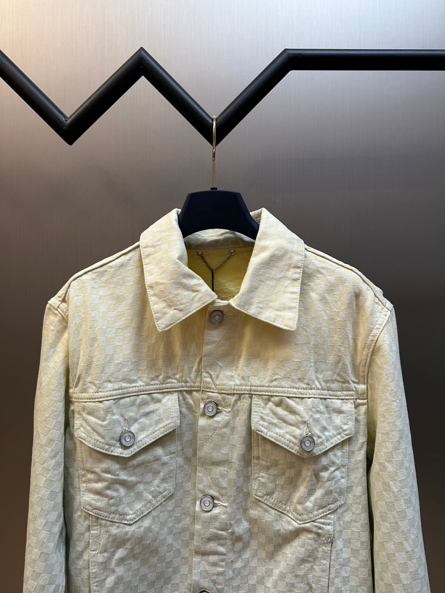 LV Damier Gradient Jacquard Denim Jacket 1AGTEX