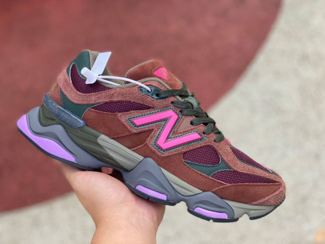 New Balance 9060 "Rich Oak / Burgundy"