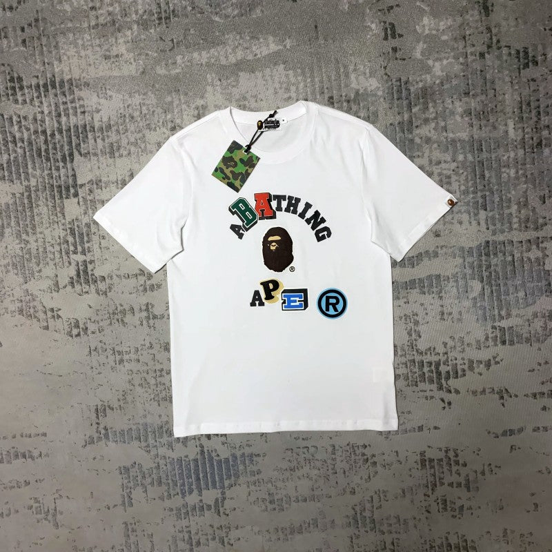 BAPE Multi Fonts Relaxed Fit Collage Tee