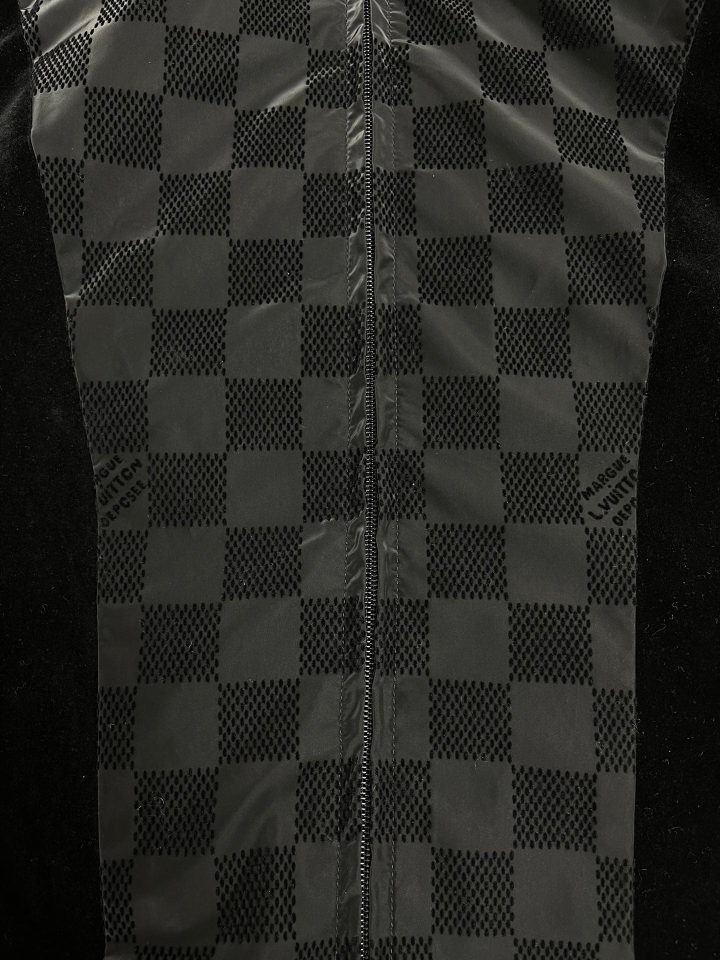 LV Flocked Damier Technical Tracksuit Top
