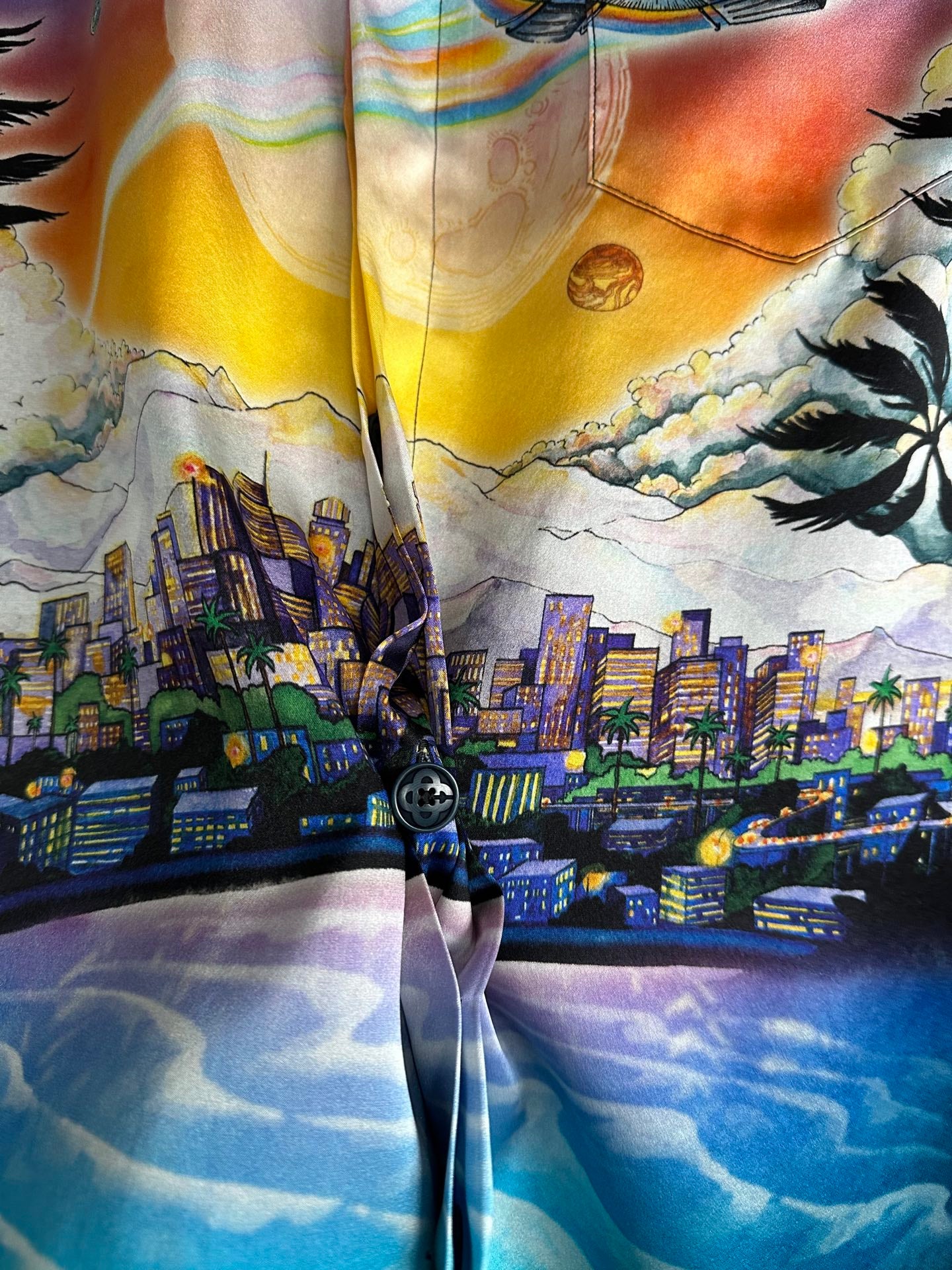 Casablanca La Premonition Silk Camp Shirt