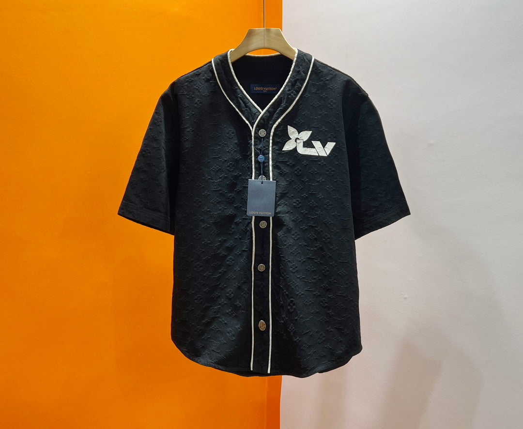 Louis Vuitton Monogram Short-Sleeved Denim Shirt – NYSummerShop