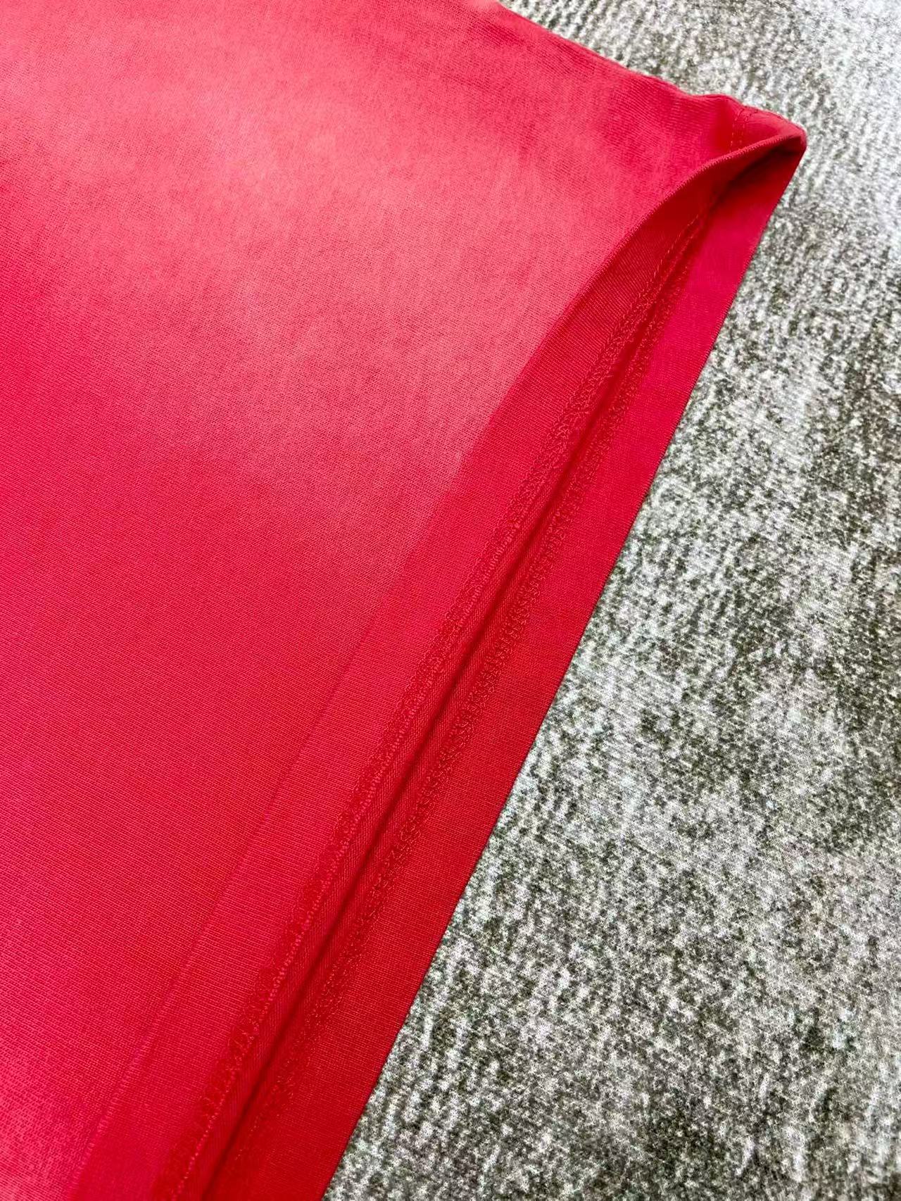 Amiri Vintage Collegiate Tee 'Red'