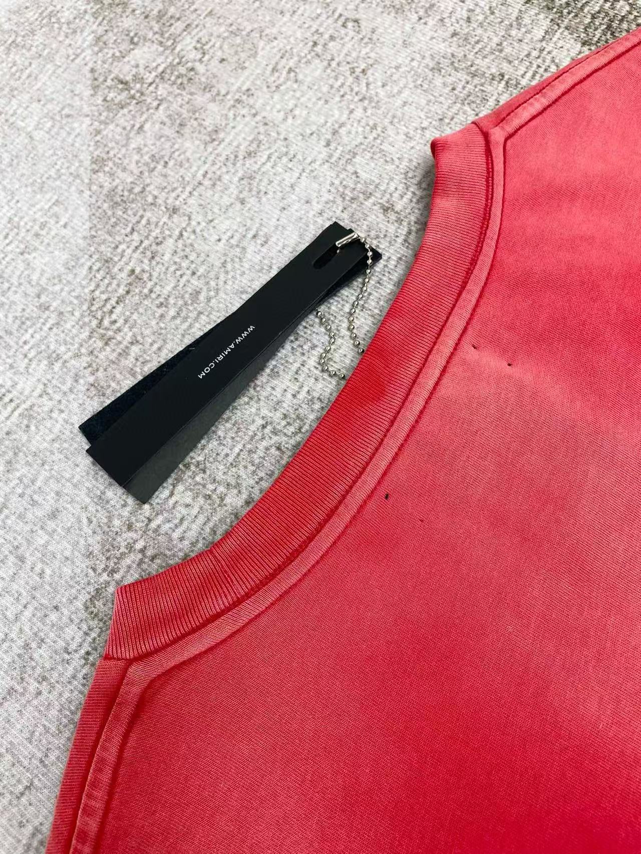 Amiri Vintage Collegiate Tee 'Red'