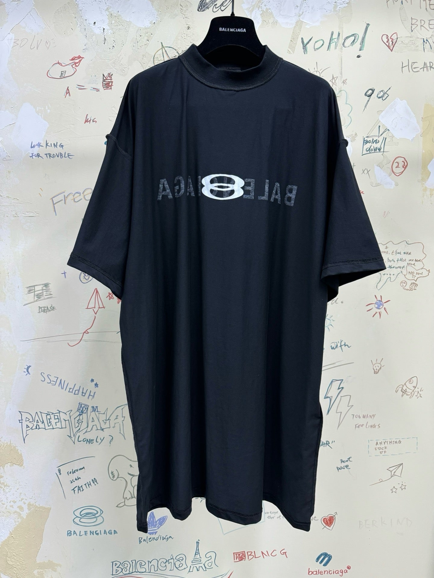 BALENCIAGA Double loop logo OVERSIZED fit