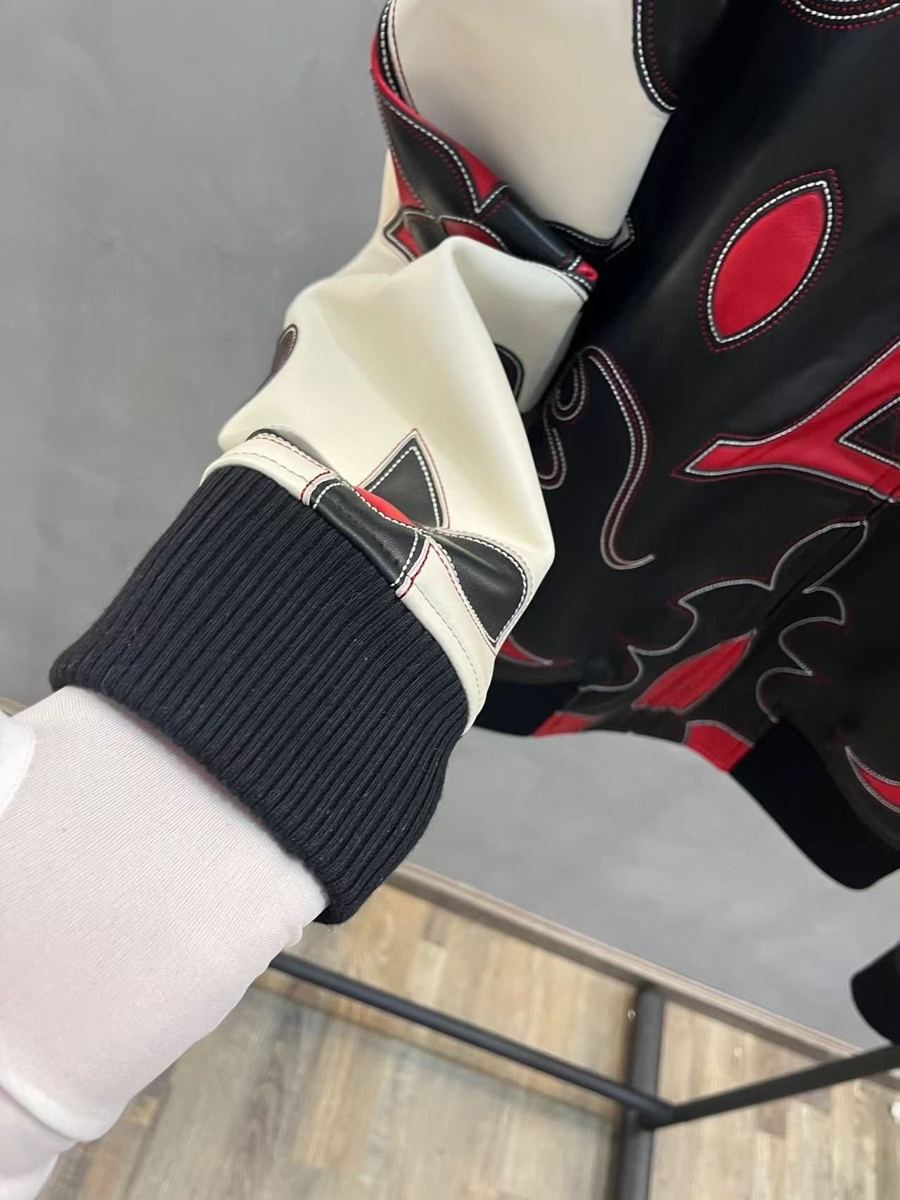 LV x Pharrell Williams FW24 leather jacket