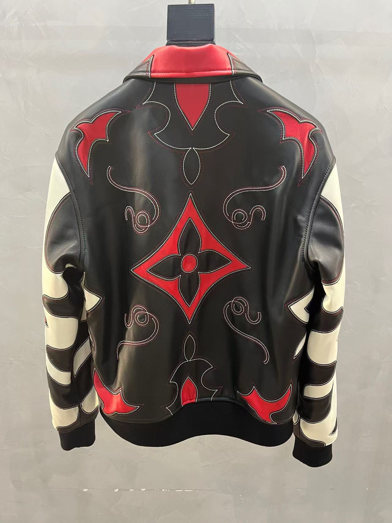LV x Pharrell Williams FW24 leather jacket