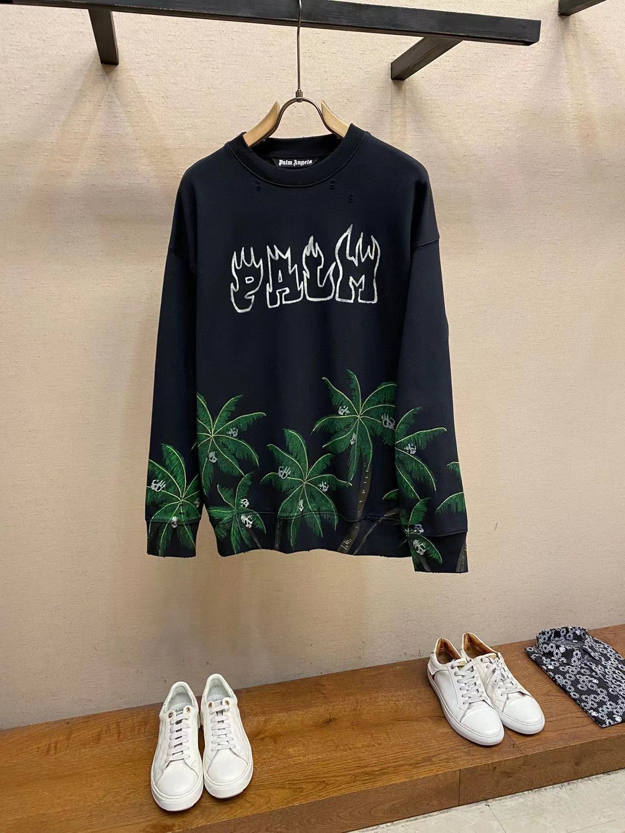 Palm Angels Palms & Skulls Vintage Crewneck