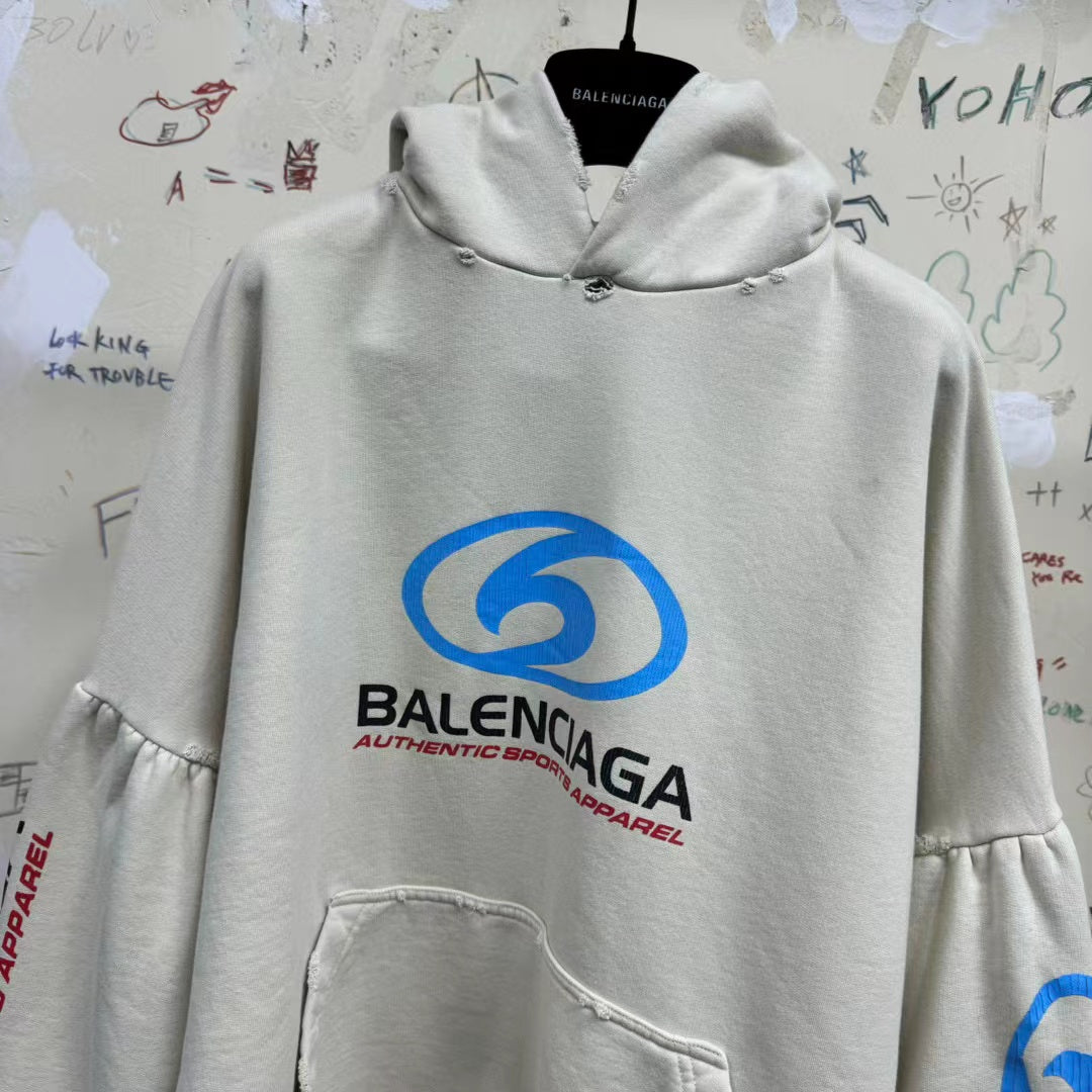BALENCIAGA SURFER HOODIE OVERSIZED