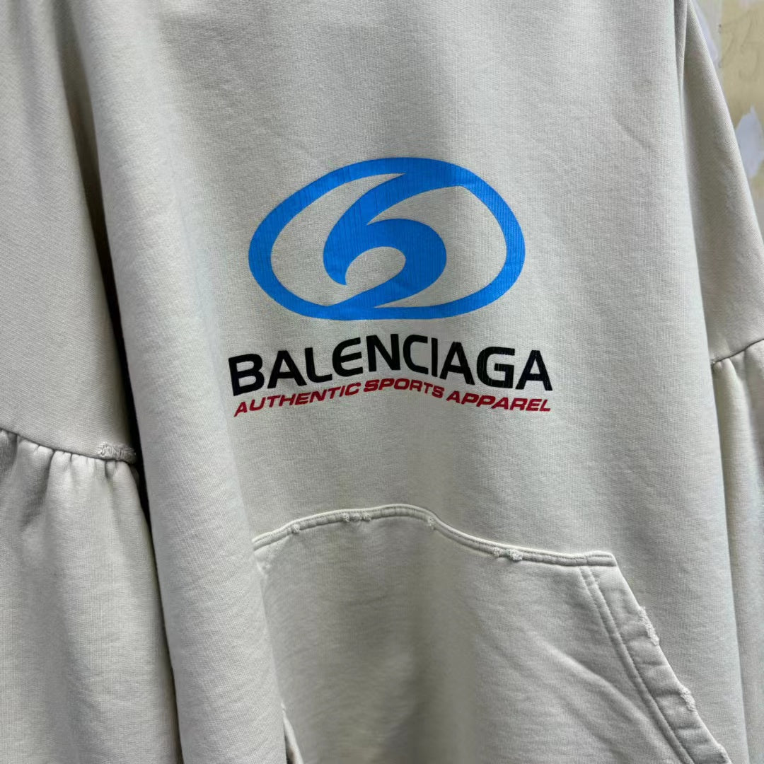 BALENCIAGA SURFER HOODIE OVERSIZED