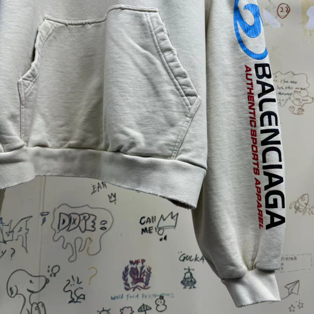 BALENCIAGA SURFER HOODIE OVERSIZED