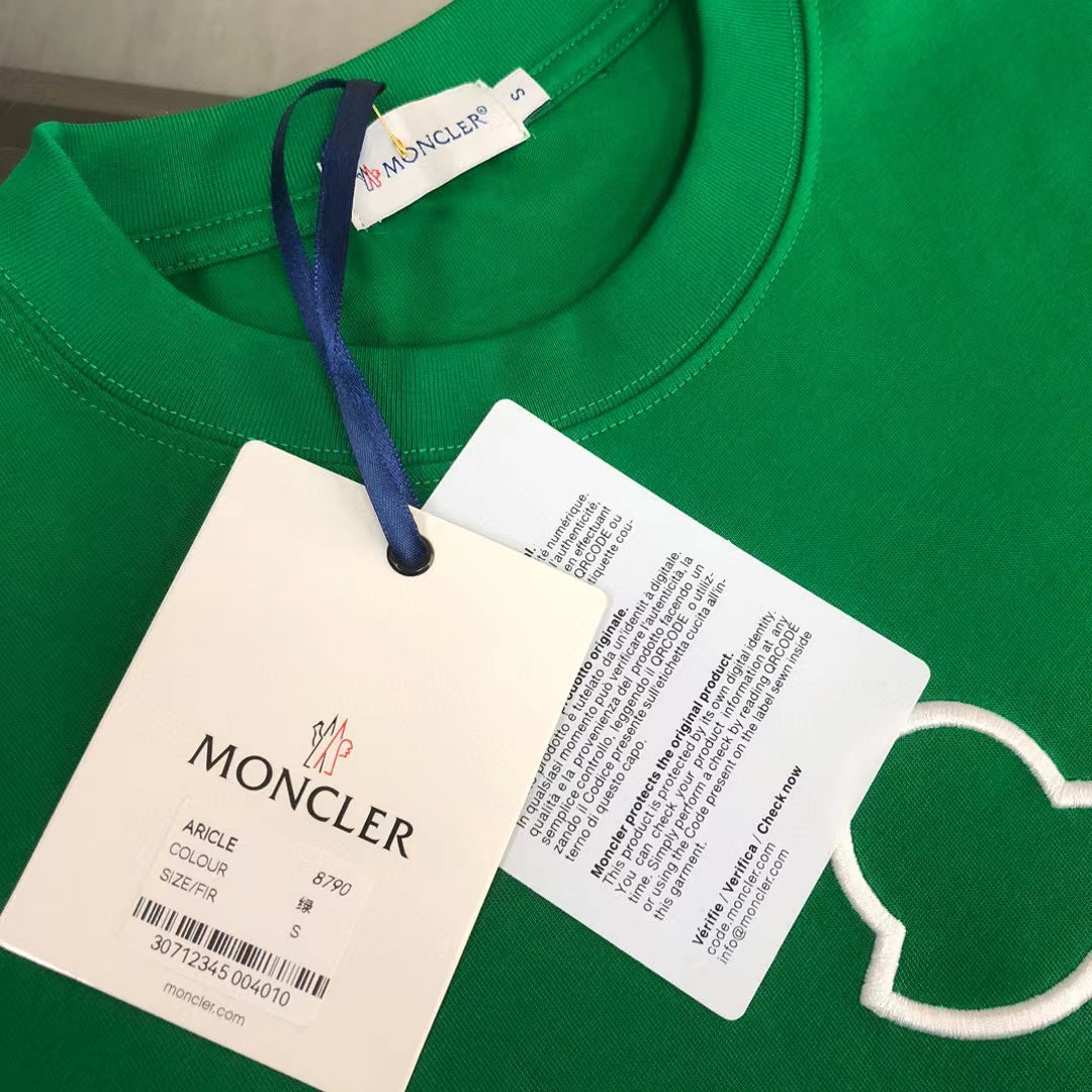 Moncler logo embroidery t-shirt