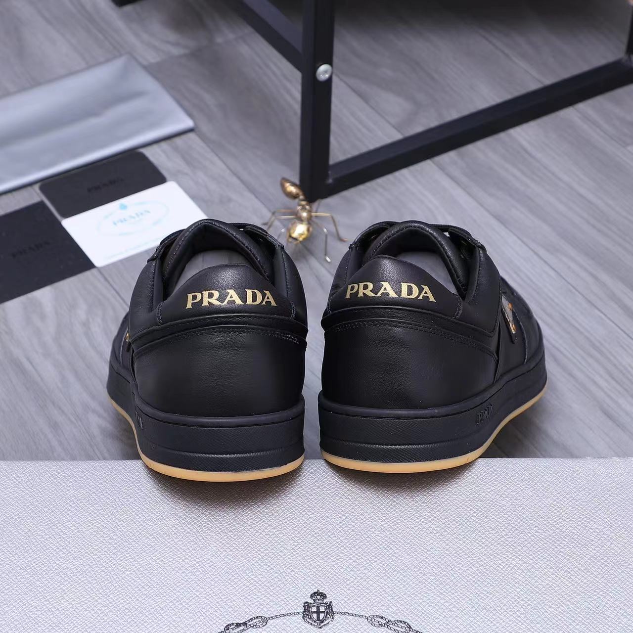 Prada Downtown nappa leather sneakers