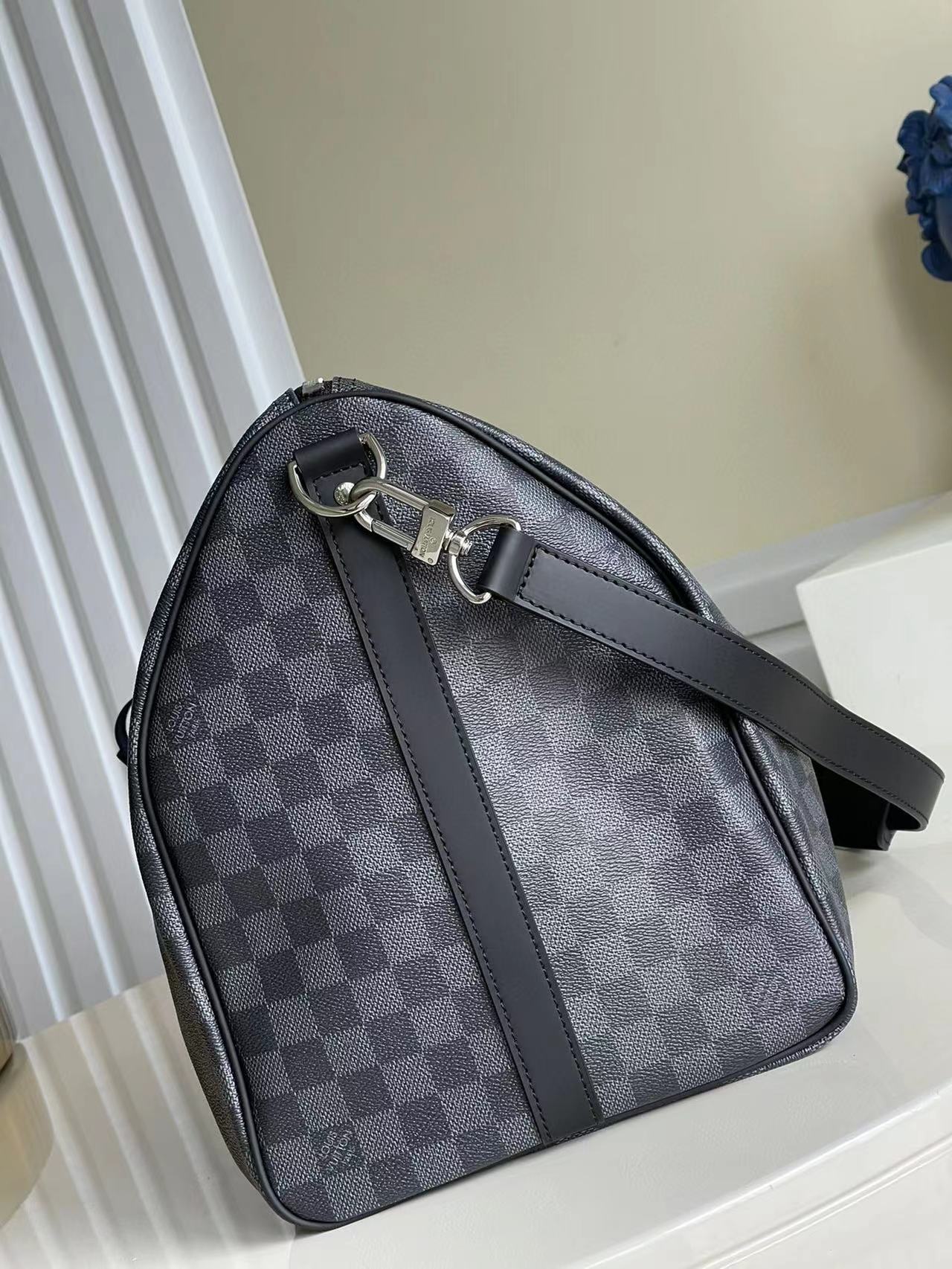 LV Keepall 50 Bandoulière Damier Graphite