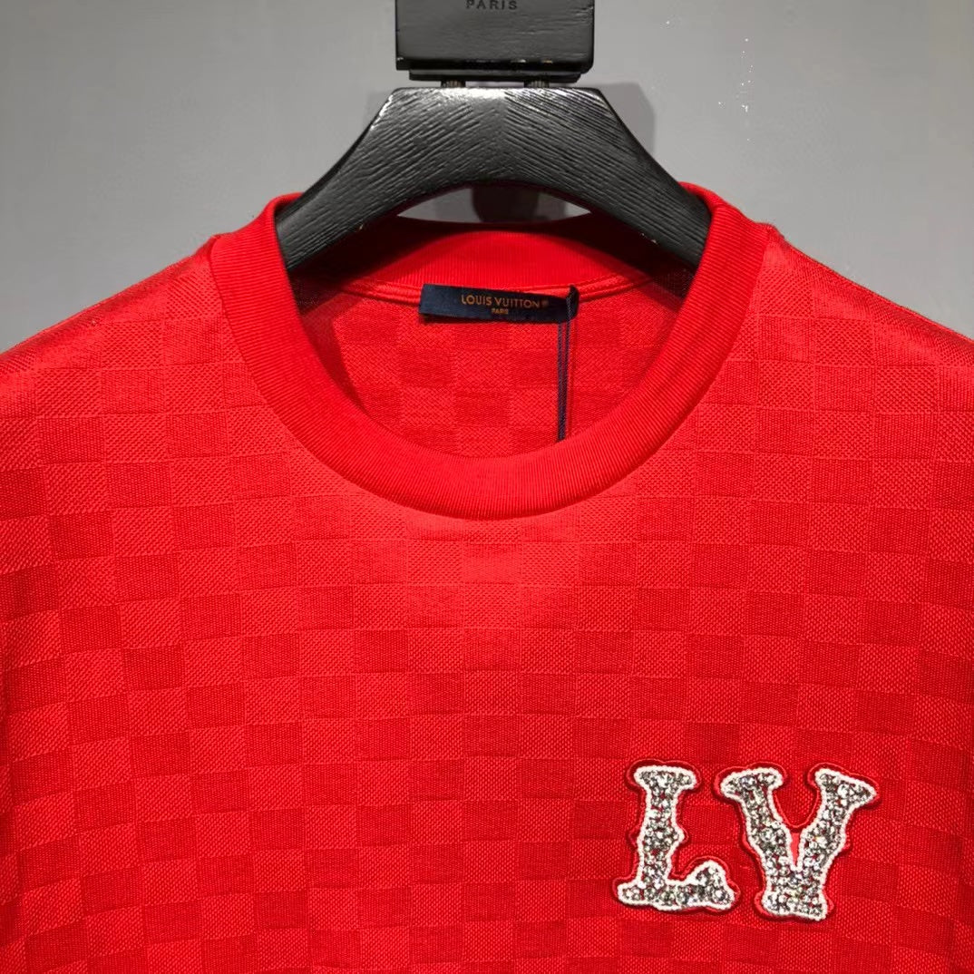 LV Pique T-Shirt With Embroidered LV Patch