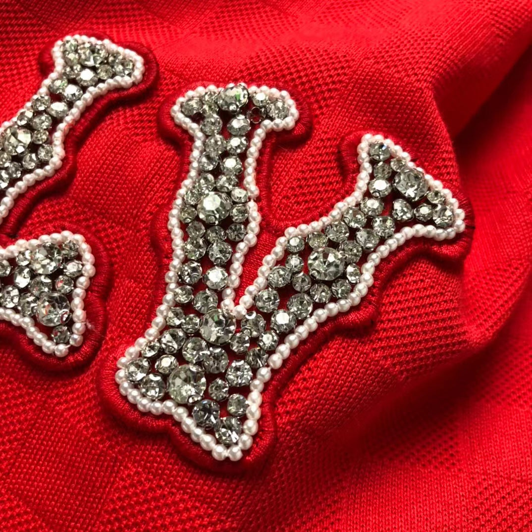 LV Pique T-Shirt With Embroidered LV Patch