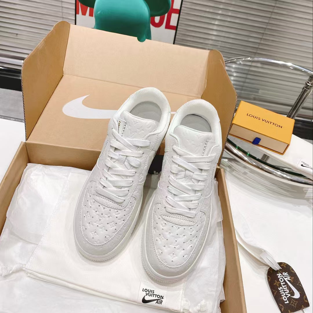 LV x Air Force 1 Low 'Triple White'