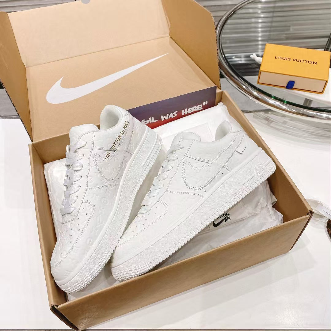 LV x Air Force 1 Low 'Triple White'