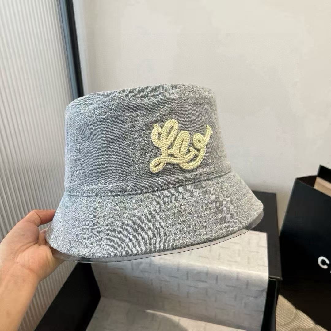 LV Light blue denim bucket hat