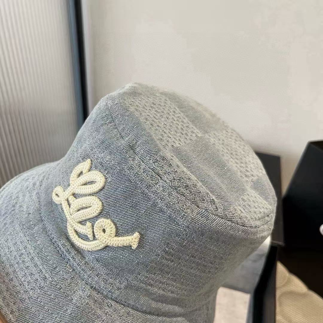 LV Light blue denim bucket hat