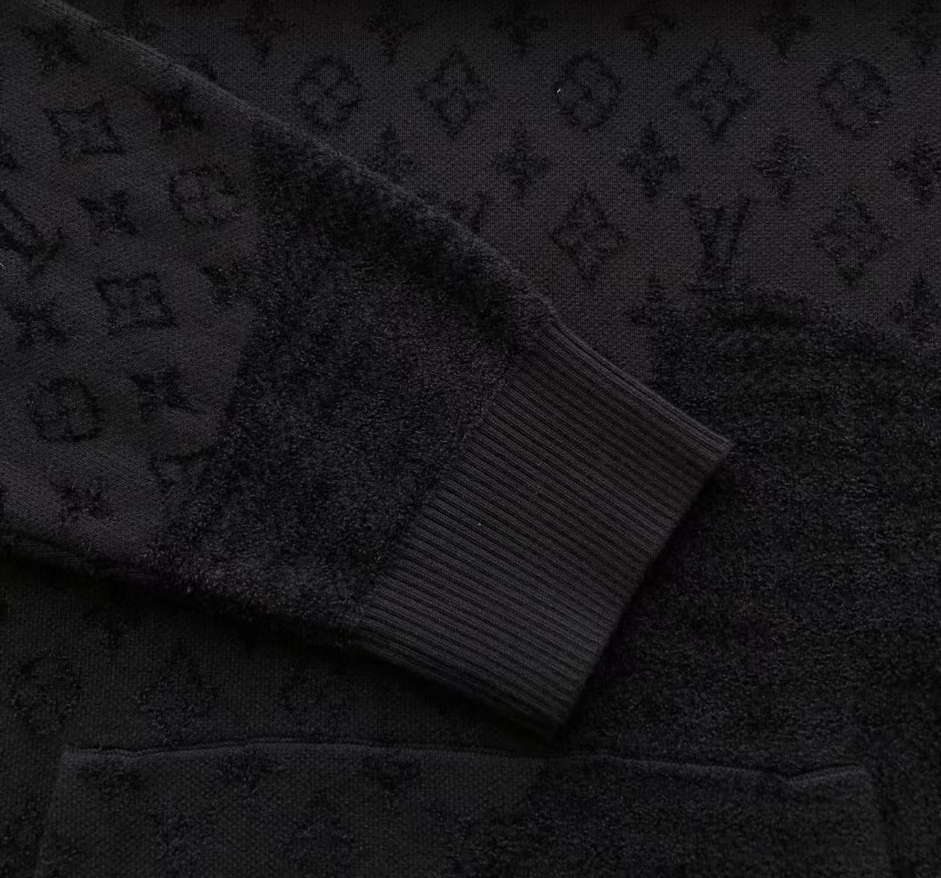LV SS25 Graphic Jacquard Hoodie 1AHCMY