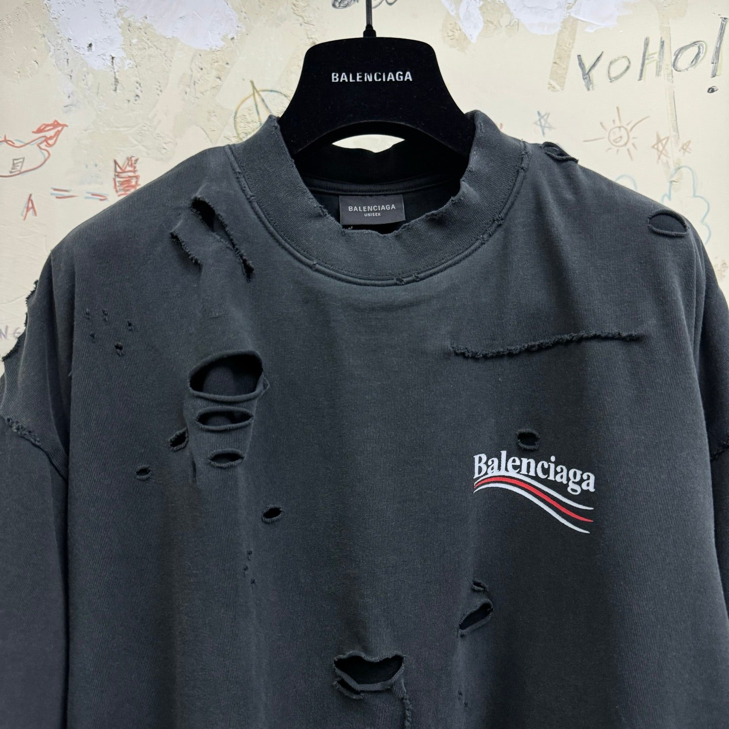 BB Double layered campaign oversized t-shirt
