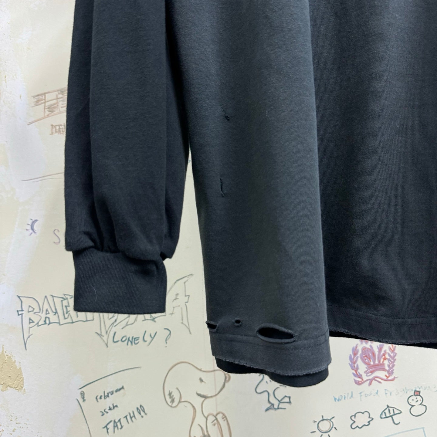 BB Double layered campaign oversized t-shirt