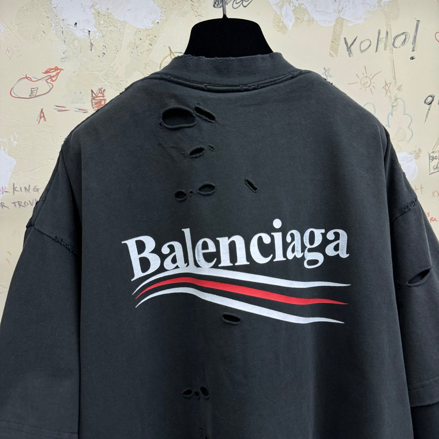 BB Double layered campaign oversized t-shirt