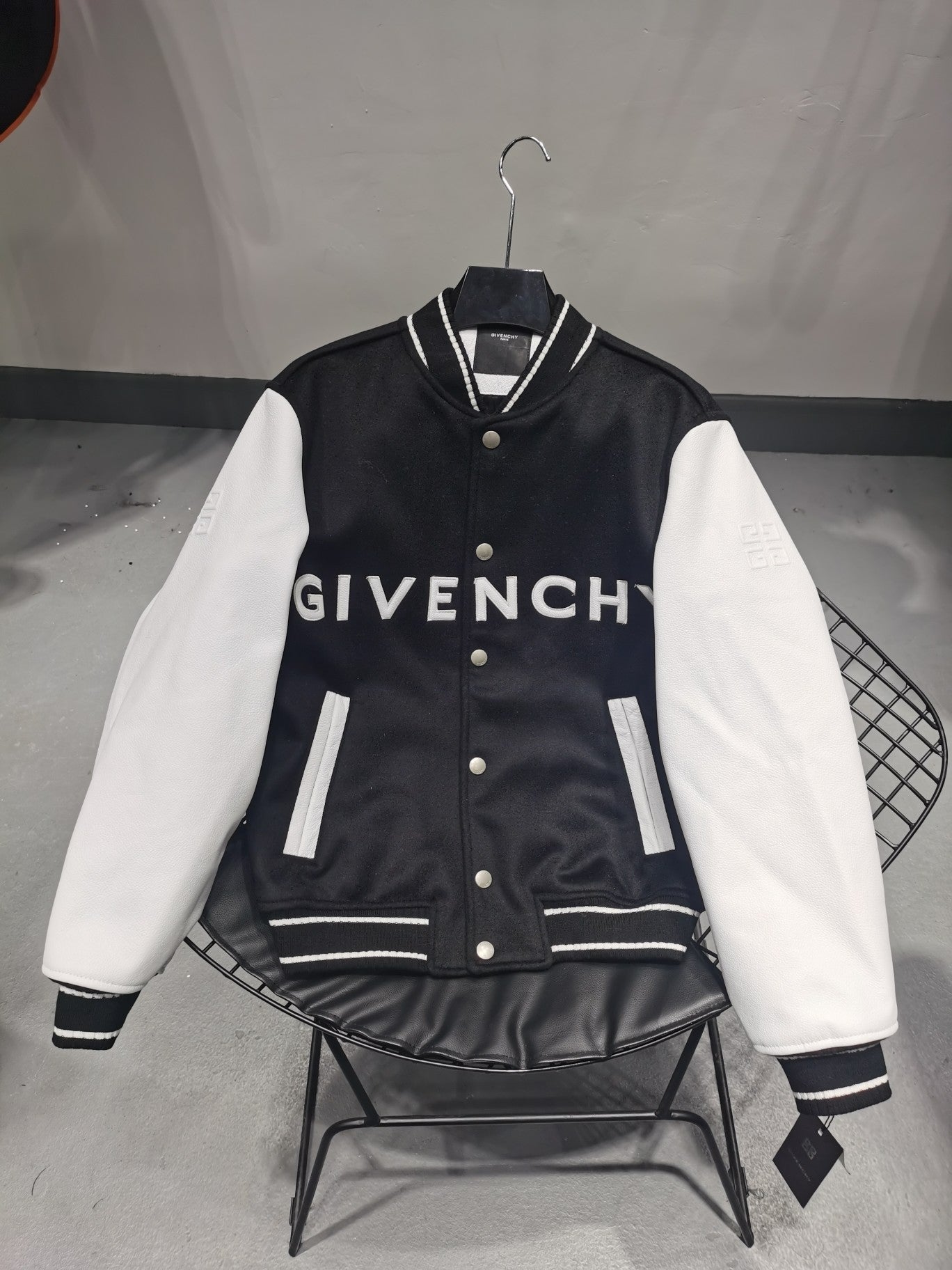 Givenchy wool and leather varsity jacket