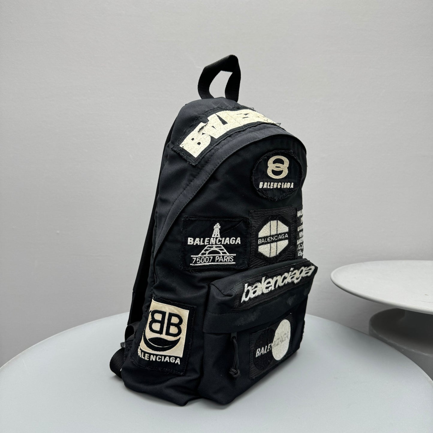 BB Patches black backpack