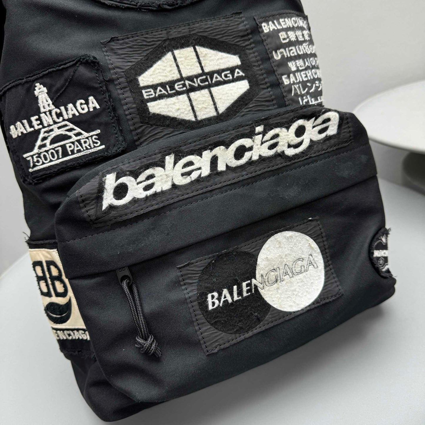 BB Patches black backpack