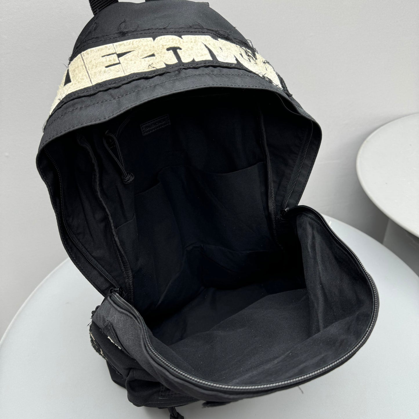 BB Patches black backpack