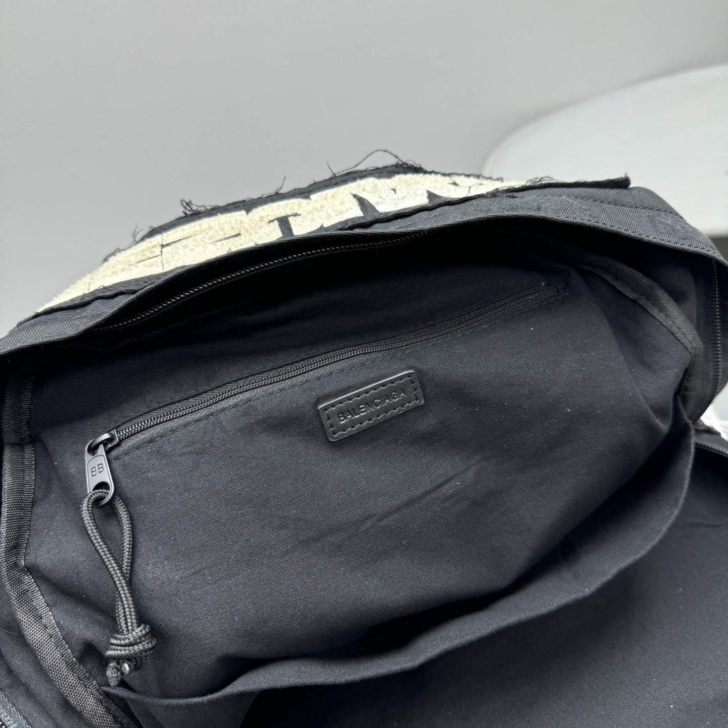 BB Patches black backpack