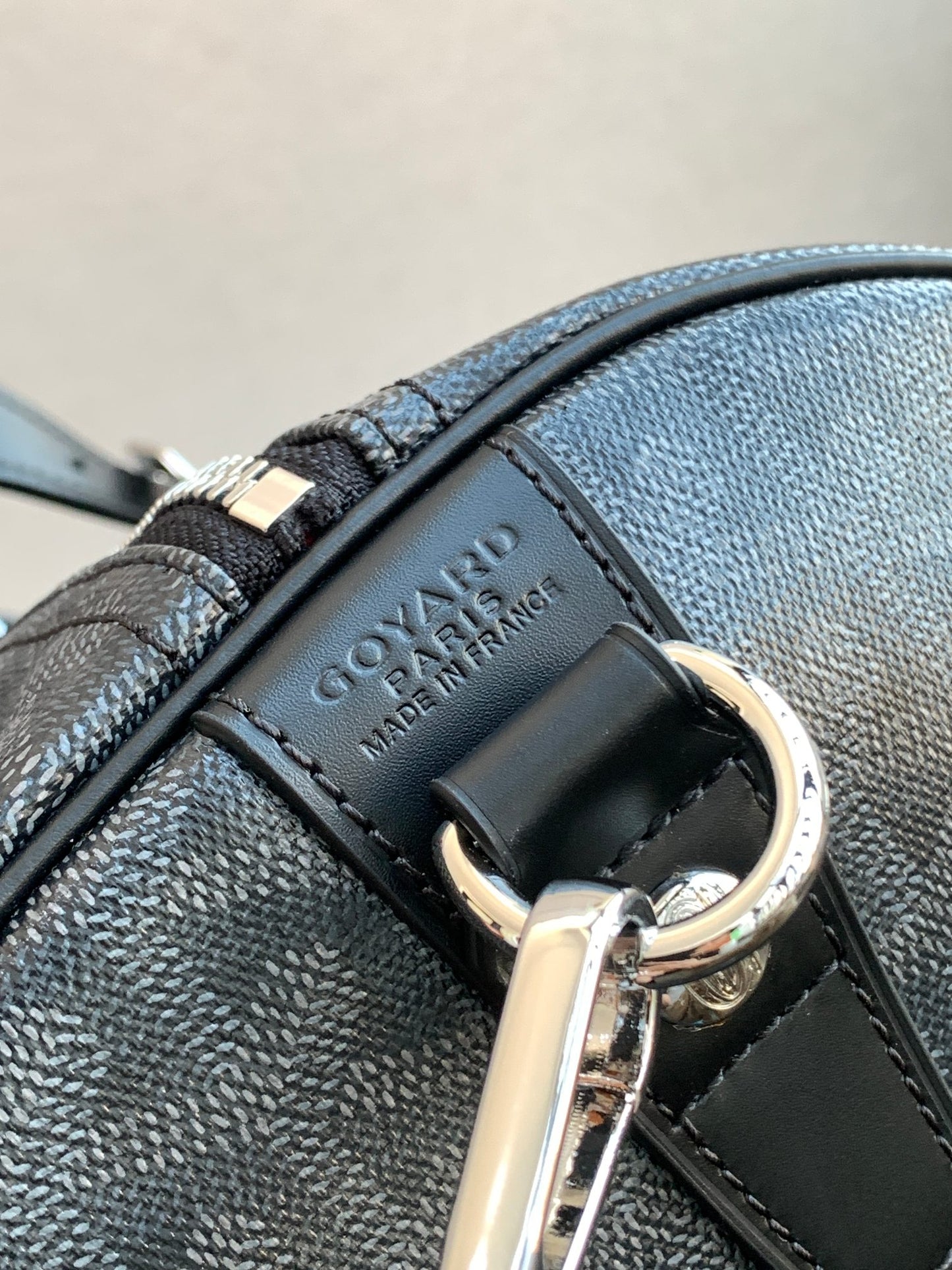 Goyard boston 50 duffle bag jet black