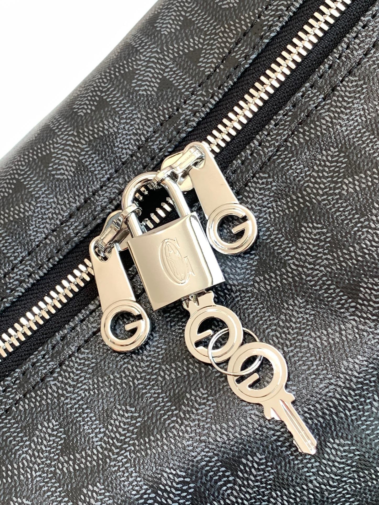 Goyard boston 50 duffle bag jet black
