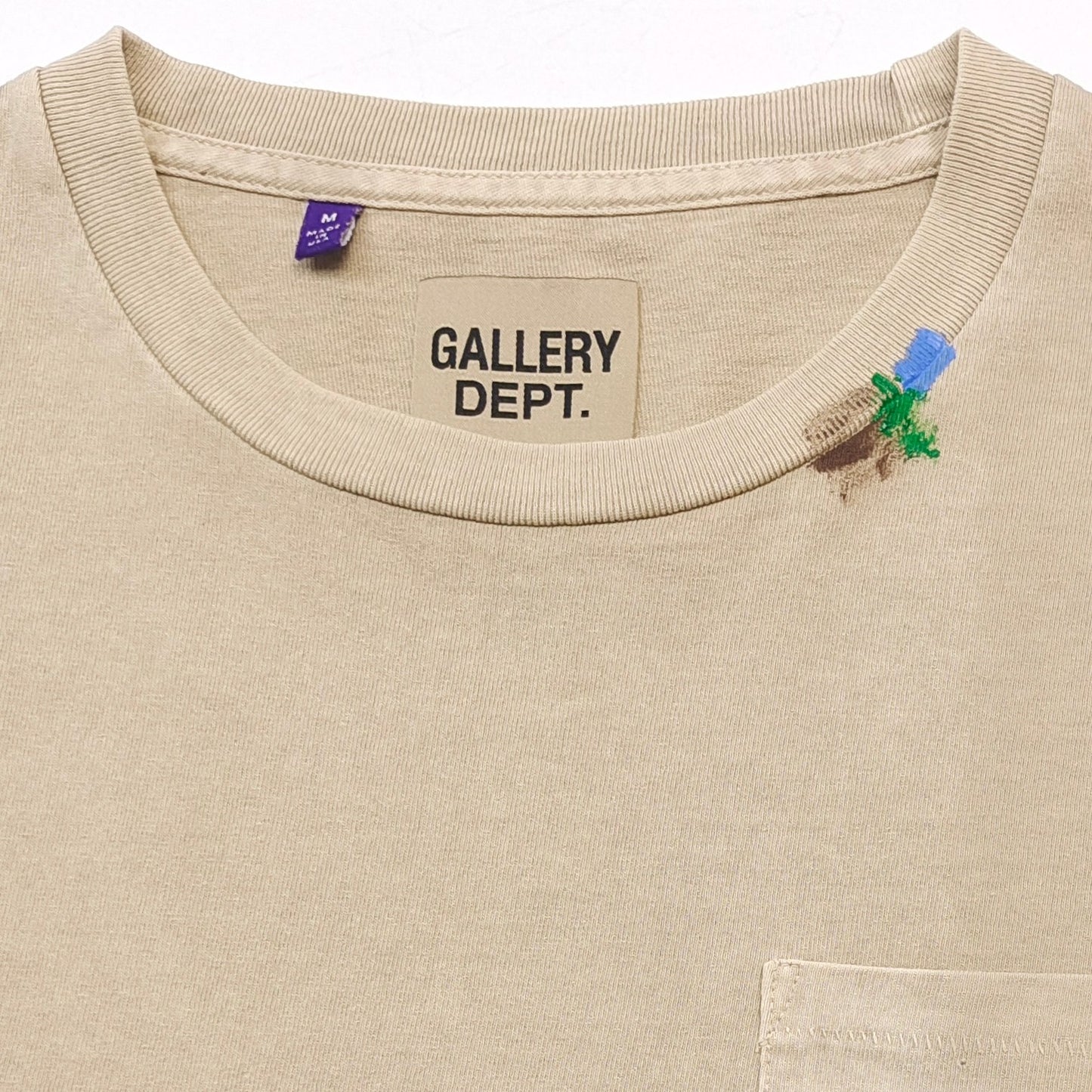 Gallery Dept. VINTAGE LOGO PAINTED TEE TAUPE