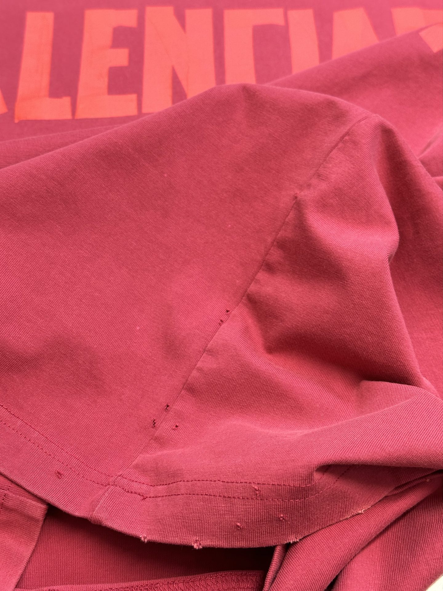BB Tape Type T-shirt Medium Fit in Rasberry