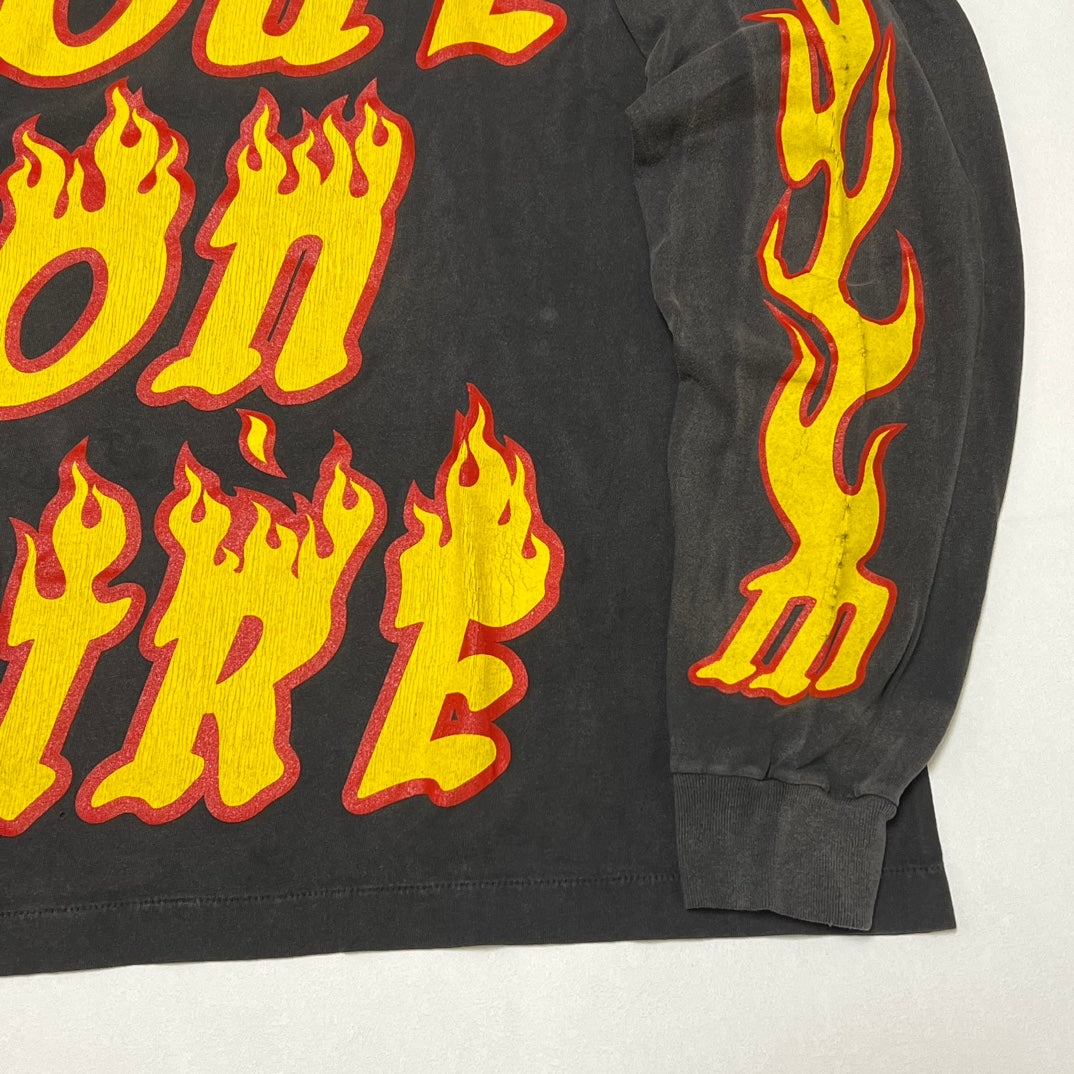 SAINT Michael x Cactus Plant Flea Market SOUL ON FIRE L/S