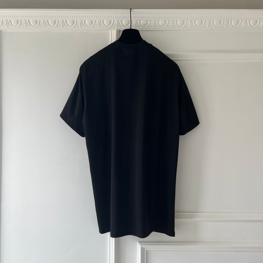 Balenciaga ACTIVEWEAR T-SHIRT MEDIUM FIT IN BLACK