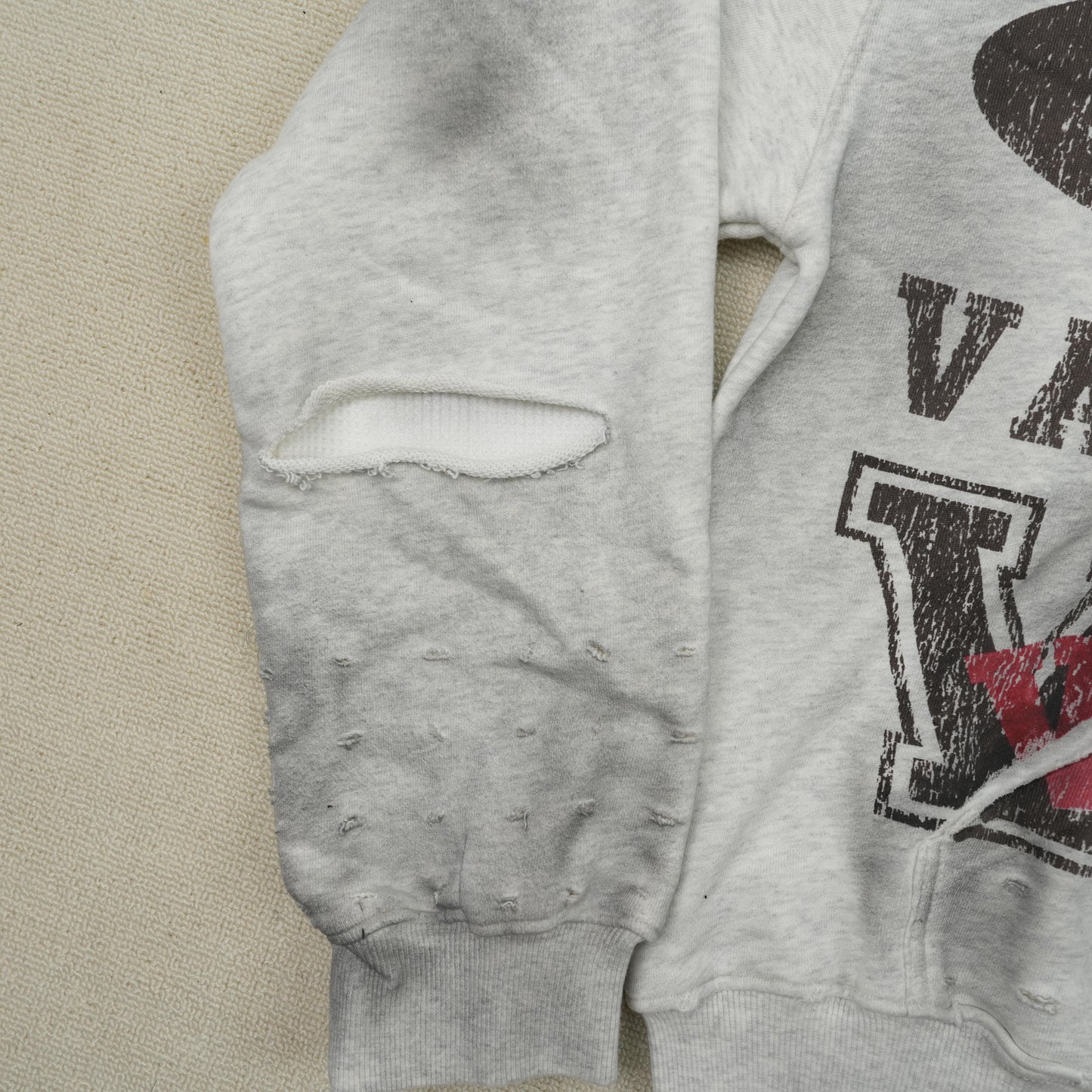 Vale Forever "destroyer" zip hoodie