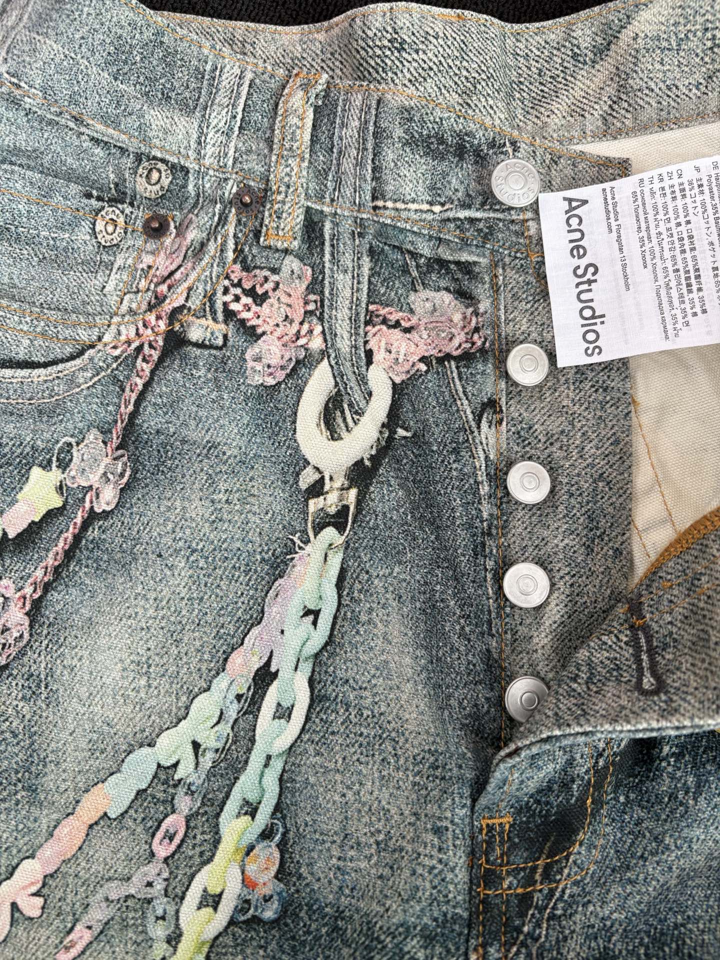 Acne Studios 2025 Trompe l'oeil Shorts