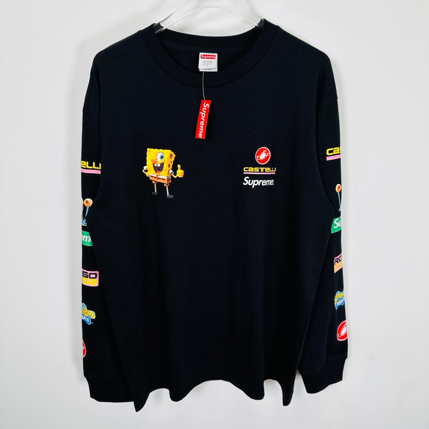 SUP x Spongebob Squarepants x Castelli Racing Long-Sleeve Tee