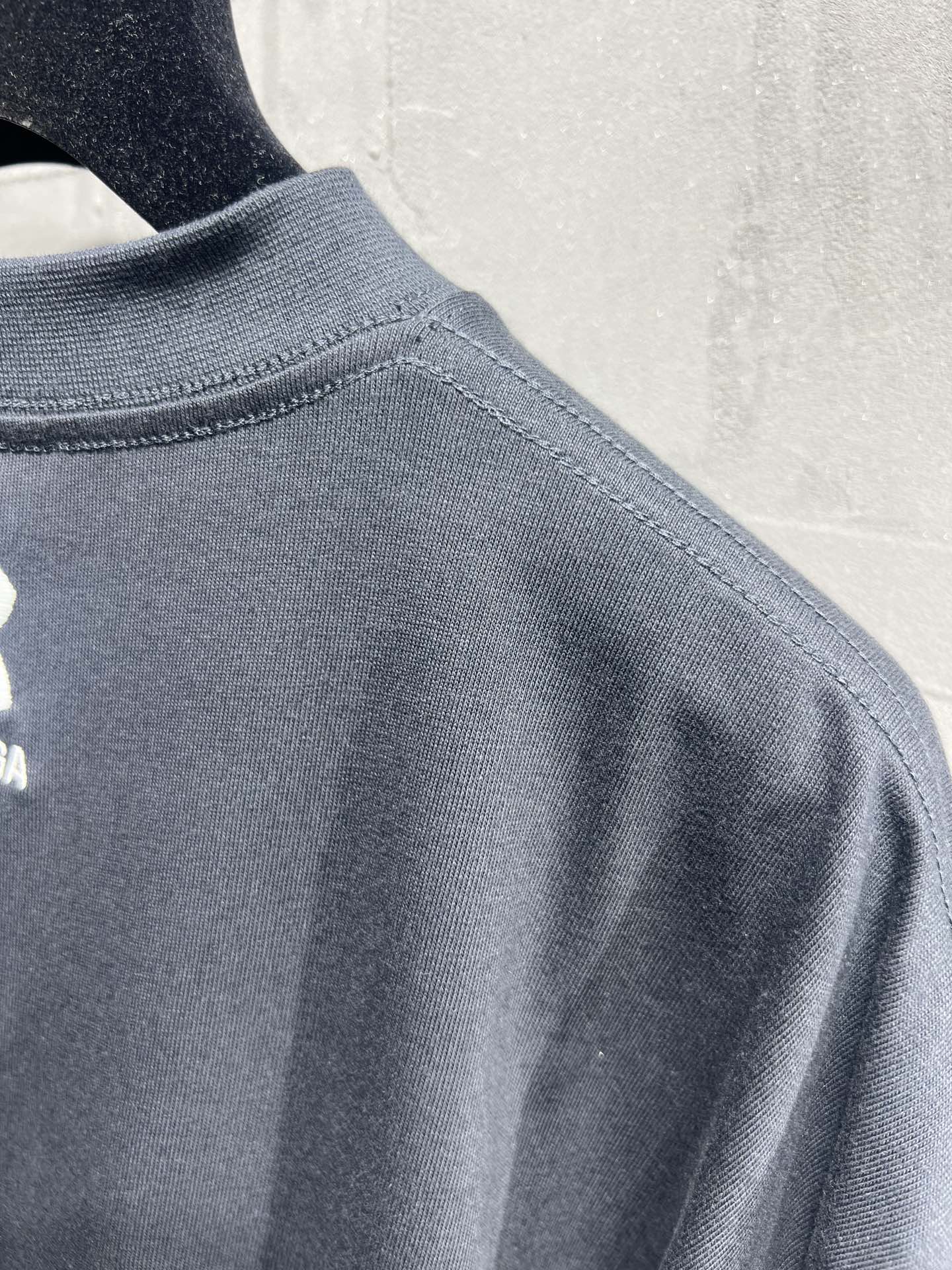 BALENCIAGA UNDER ARMOUR® T-SHIRT OVERSIZED FIT IN BLACK/WHITE