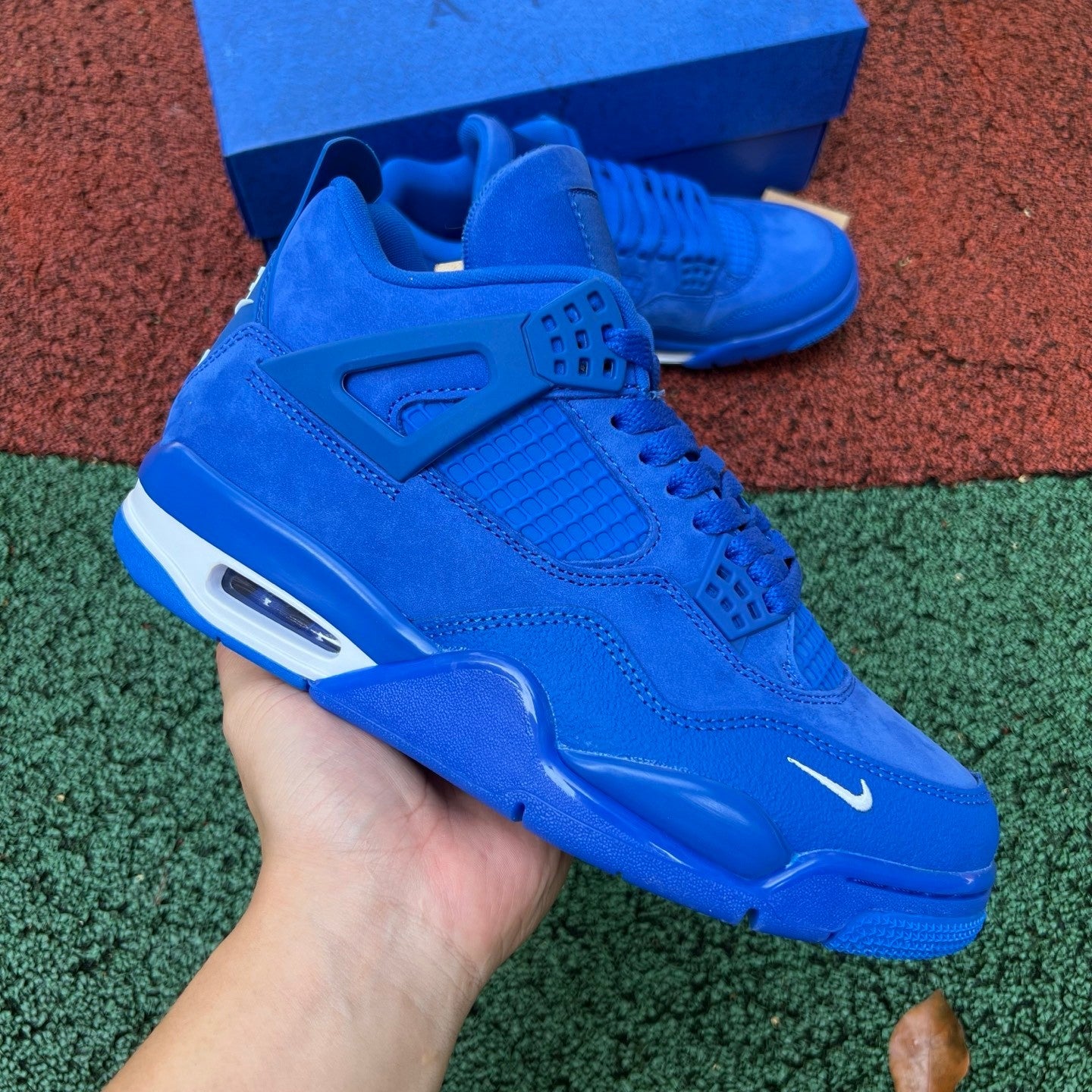Nigel Sylvester x Air Jordan 4 Retro OG SP 'Brick By Brick' BLUE